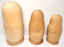 3 Sets Wood Russian Nesting