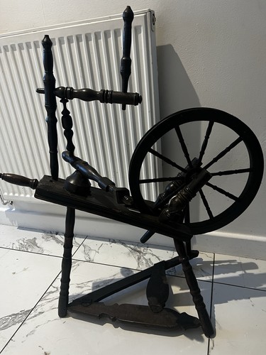 Antique spinning wheel - antique,