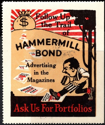 Vintage poster stamp follow - poster,