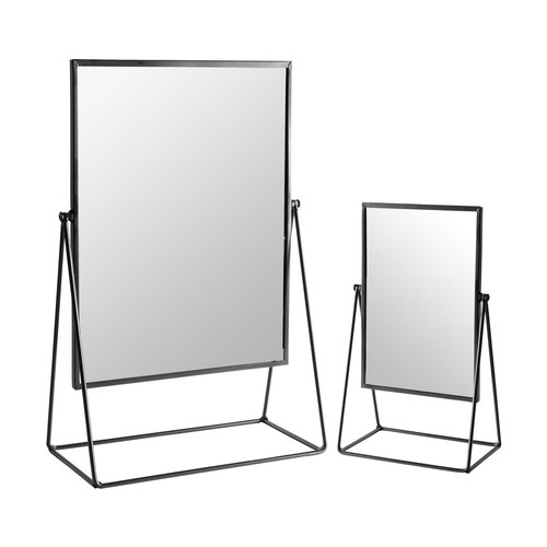 2pc dressing table mirror - mirror, set