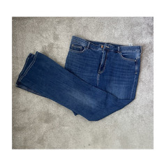 Straight blue denim jeans - straight,