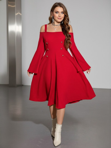 Women flared sleeve long - women's,