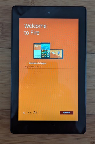 Amazon kindle fire 8gb - 7,