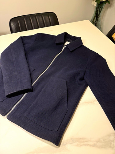 Men blue full zip - full,