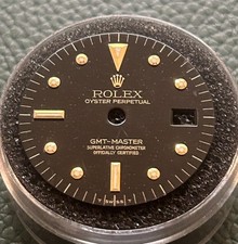 Genuine Rolex GMT-Master Model 1675 Black Nipple Preowned Dial For Cal. 1575