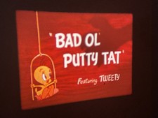 16mm cartoon film tweety pie &