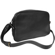 RAF / Royal Navy Issue Officers Handbag, Black, G1 Used