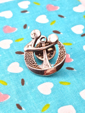 Vintage Sterling Silver Maritime Anchor Pin Brooch – 22.5mm, 4.6g