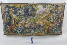 Vintage French Fabulous Verdure Scene Wall Hanging Tapestry 150x78 cm