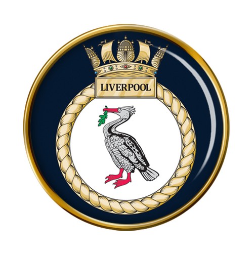 Hms liverpool royal - navy, pin