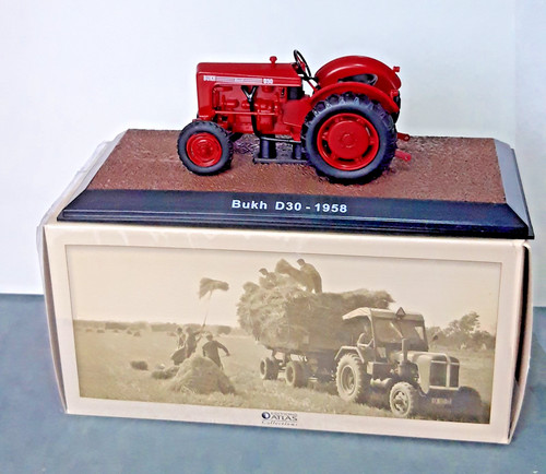 Diecast tractor bukh d30 1958 - diecast,