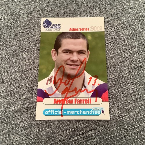 Signed andrew farrell - signed,