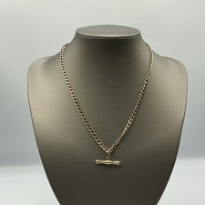 9ct Gold T-bar Pendant