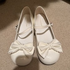 white lolita shoes