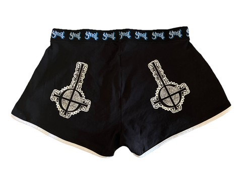 Ghost band booty shorts - booty, m