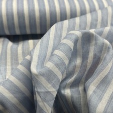 Blue/White Striped Cotton