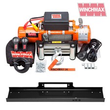 ELECTRIC WINCH 24V 4x4/RECOVERY 13500 lb WINCHMAX BRAND + MOUNTING PLATE INC. 