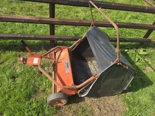 westwood ride on lawn mower Tow Behind Lawn Sweeper Leaf grass Yard Collector