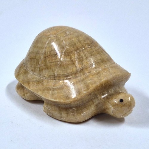 Vintage polished onyx turtle - vintage,