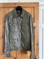 Gucci Leather Military Leather