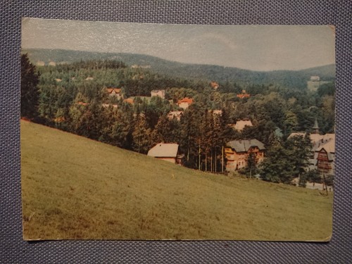 Old postcard karpacz - postcard, ak
