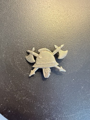Antique firefighter axe brooch