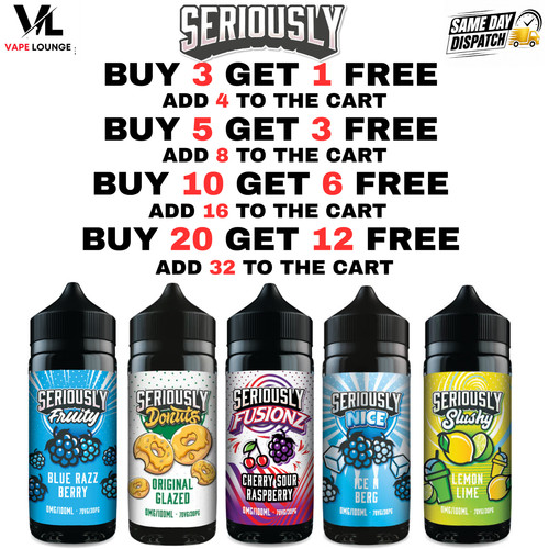 Seriously 100ml doozy vape - seriously,