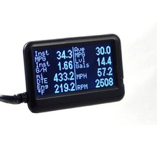 Ultra Gauge EM Plus OBDII OBD2 Code Scan Tool Multi Turbo Gauge WINDSCREEN MOUNT