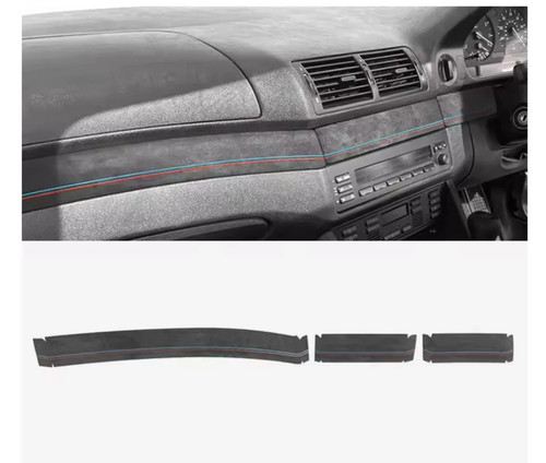 Black alcantara centre - black,