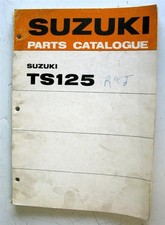 SUZUKI TS125 R + J Illustrated Motorcycle Parts List 3rd Edition TY