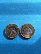 PAIR OF 2 GIBRALTAR £2 COINS