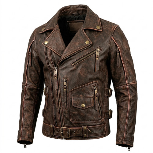 Men biker motorcycle cafe - men's,