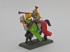 Warhammer Bretonnian 5th ed Grail Knight Command Musician Metal OOP PAINTED