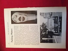 m12y ephemera 1950/s picture article parking meters mayfair venner limited 