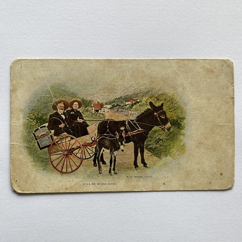 Will home soon postcard - soon,