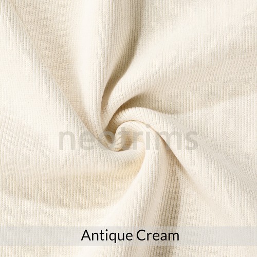 Cotton knit rib - strech, fabric