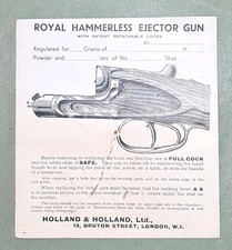 Original Holland And Holland