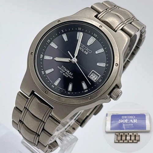 Seiko titanium solar - seiko,