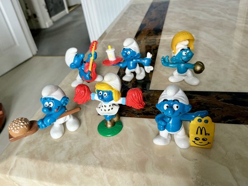 Mcdonalds 1996 smurfs - mcdonalds,