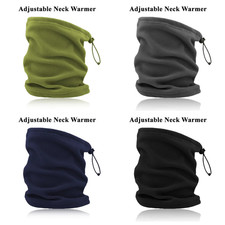 Neck warmer fleece black - fleece,