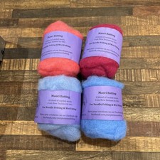 Needle Felting Māori Carded