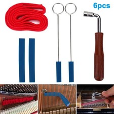6 Pcs Piano Tuner Tool Kit Professional Piano Tuning Kit Temperament Kit