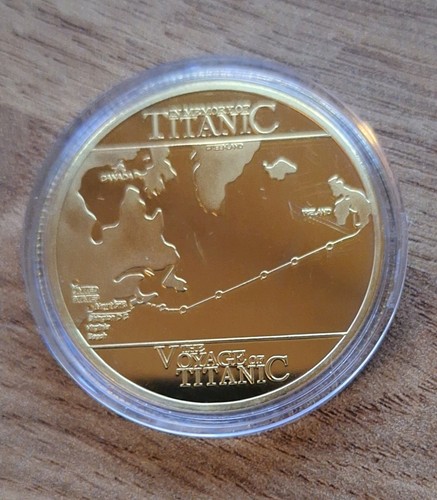 Rms titanic commemorative - rms, coin