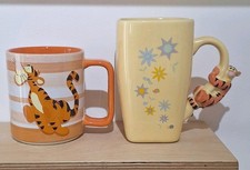  Tigger Mugs x 2 Disney Winnie