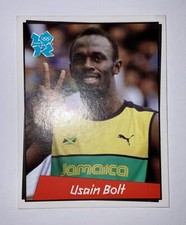 *USAIN BOLT* RARE PANINI STICKER LONDON 2012 OLYMPICS #267 New *Mint Condition*