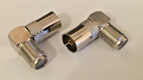 Socket coax female 90 - coax,