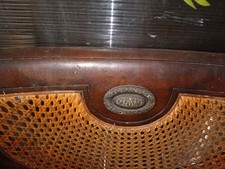 and cane settee, specifically