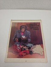 Gibson Greeting The Executive Monkey Appointment Calendar For 1980 Vintage Rare