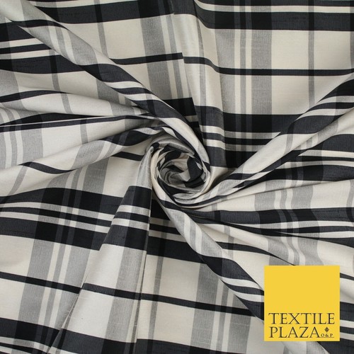 Beige black dupion - beige, raw