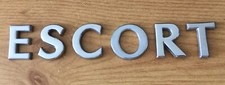 Genuine Ford Escort Letter Badge Emblem Decal Cosworth RS Xr3i Mk5 Van Mk6 S1 S2